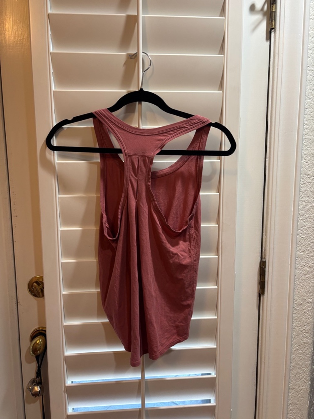 ❤️FINAL WEEKEND❤️Lululemon Women’s Dark Coral Tie-Front Tank Top - Picture 4 of 4